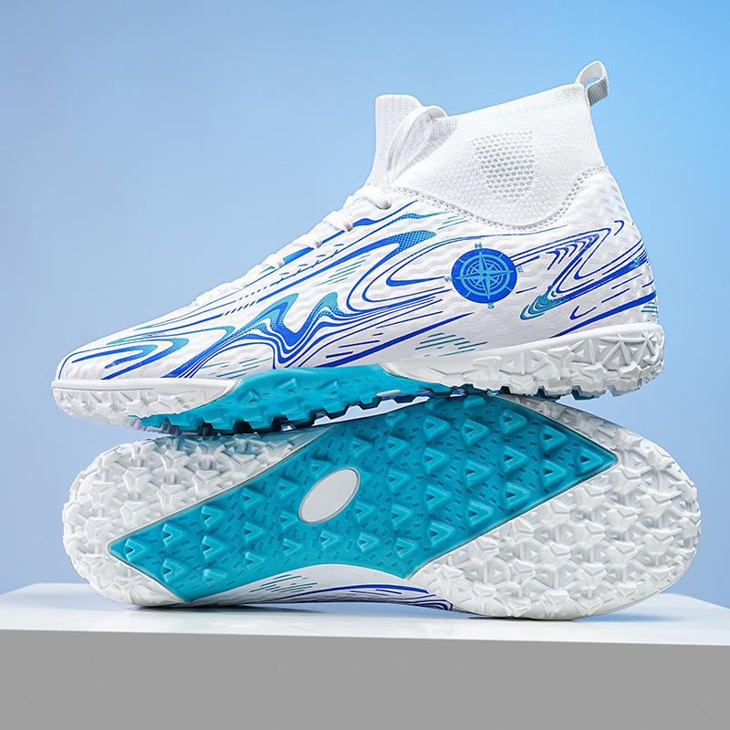 Nailed Teen Nailed Boys and Girls Big Sneakers Soccer Shoes Student Training Size Long Broken Match Professional