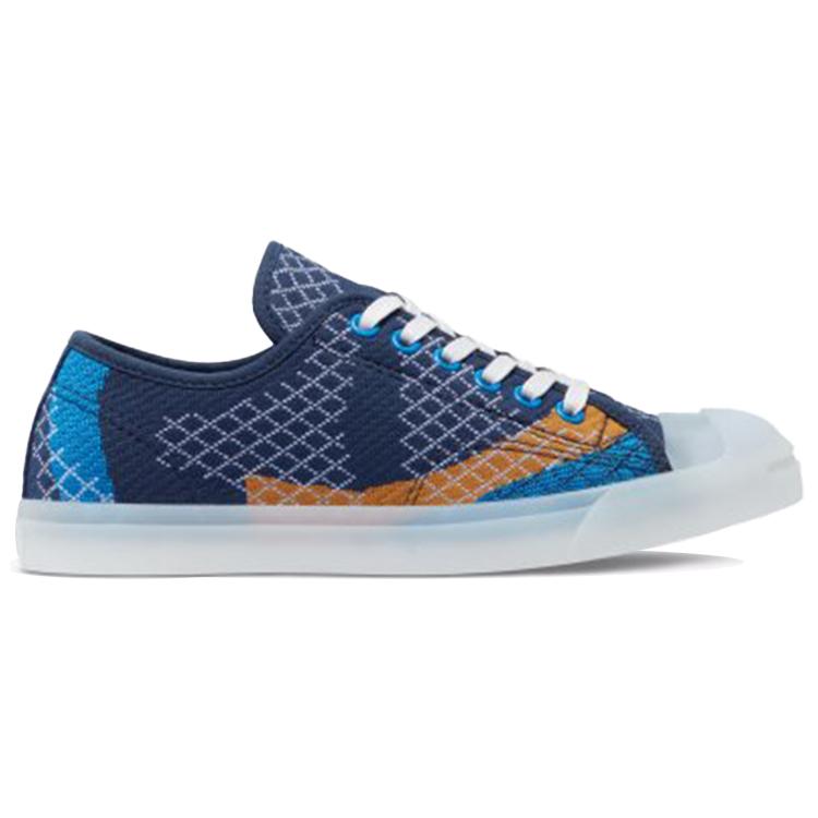 Converse Jack Purcell LP Open Ended Smiley Low Top Skateboard Shoes Unisex Blue Multicolor 570578C