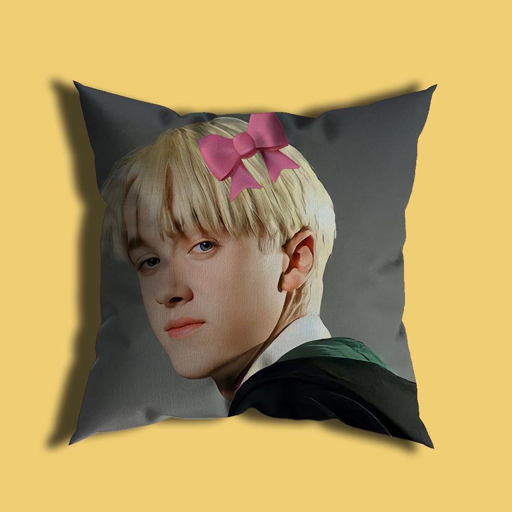 Актер D Draco M Malfoy Наволочка Наволочка для дома Подушки для дивана Подушки для автомобиля Наволочка Наволочка для офиса Подушка 16x16Inch