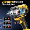 3 1/2 20V Industrial-Grade Cordless Impact Wrench 800nm Max Torque DIY Electric Wrench Drop Shipping Supported EU Local