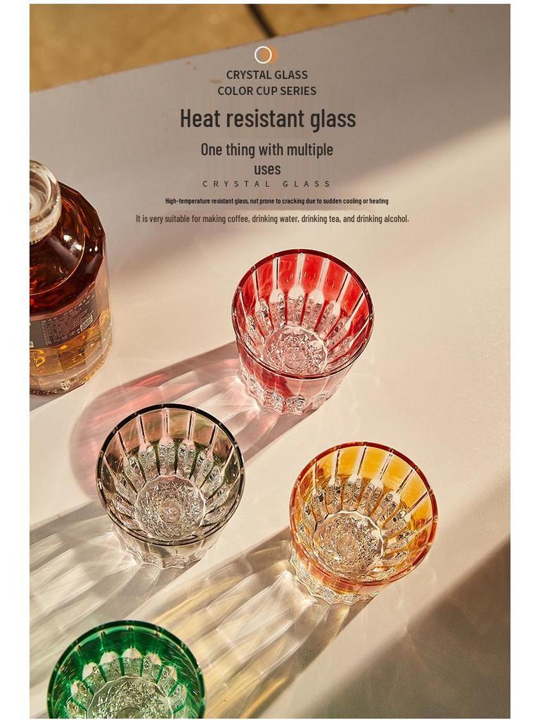 Edo Kiriko Luxury Crystal Glass: Bar, Restaurant, or Home Whiskey and Water Cup