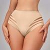 Women Middle Waist Underwear Spring Sheer Sexy Panties Summer Breathable Stretch Tummy Control Ladies Full Coverage