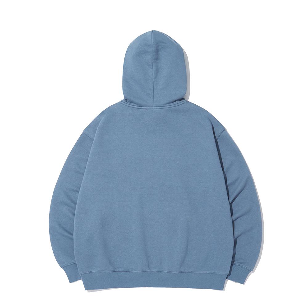 Embossed Skill Hooded Pullover T Blue Ity3Th01Atb