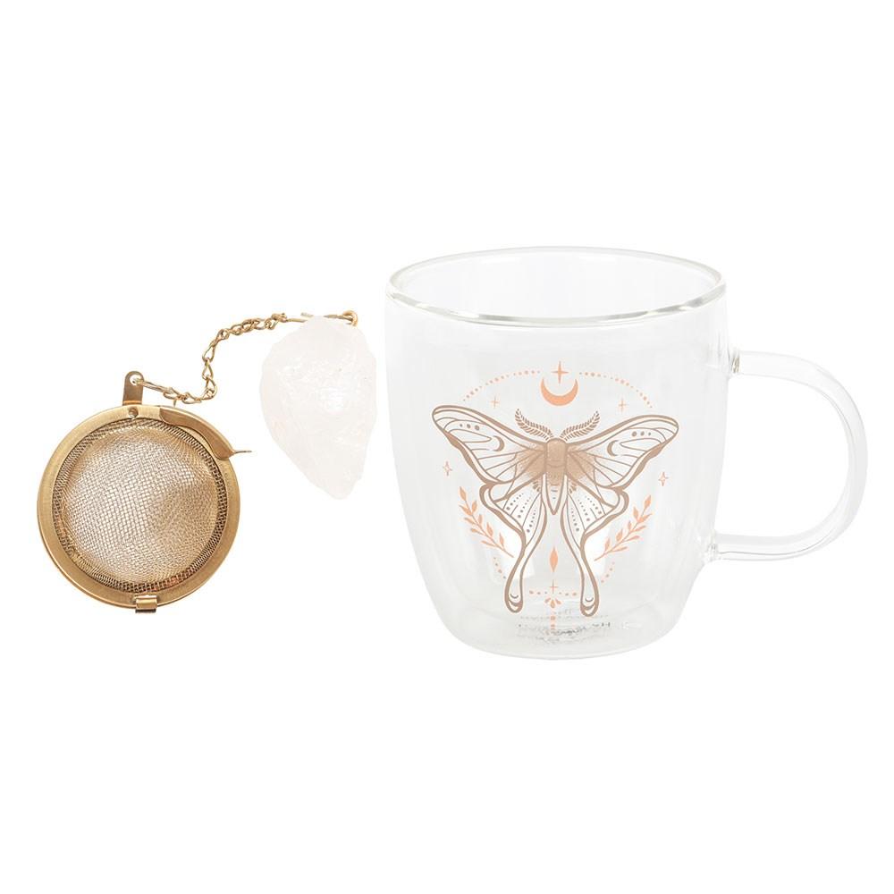 Something Different Luna Moth Double-Walled Mug Set