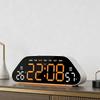 LED Digital Alarm Clock Temperature Week Date Display Timer Brightness Adjustment Electronic Table Clock with Ambient Light