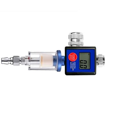 1/4" Spritzpistole Digital Paint Air Manometer Wasserabscheider Filterwerkzeug