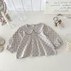 Autumn Baby Girl Fashionable All Over Print Shirt And Flare Pants Two Piece Outfit Set