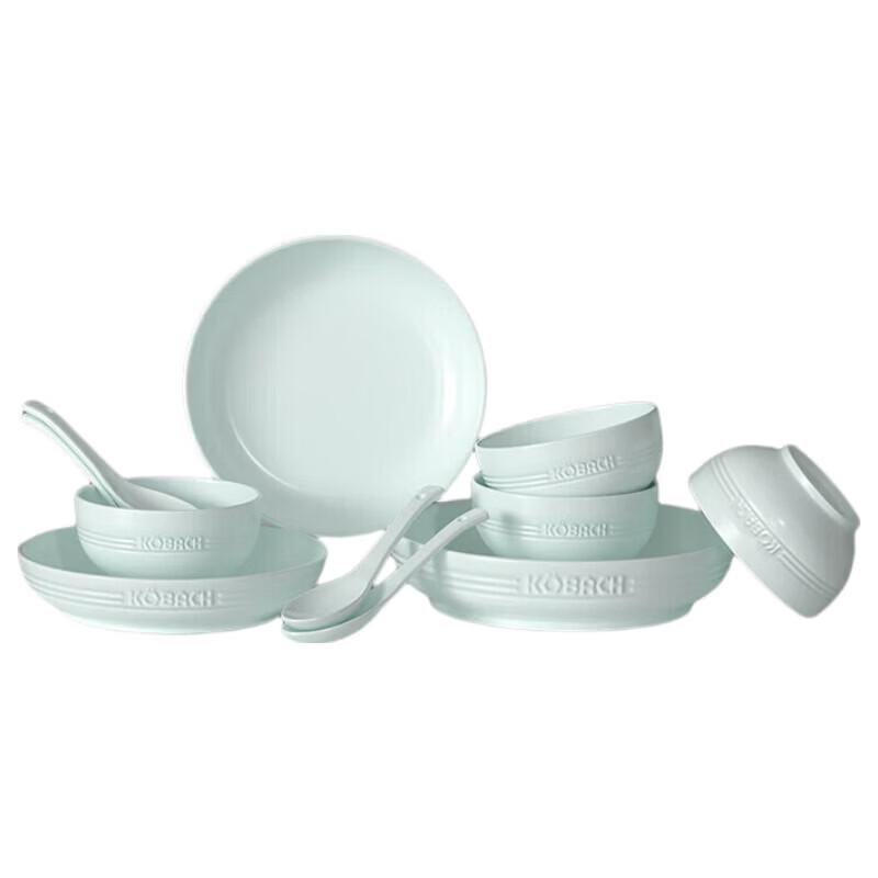 Kobach Celadon 11-Piece Dinnerware Set