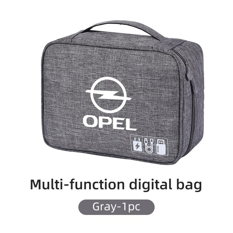 

Car Data Cable Storage Bag Waterproof Travel Organizer Bag USB DataLine For Opel Corsa Astra Insignia Vectra Zafira Meriva Mokka