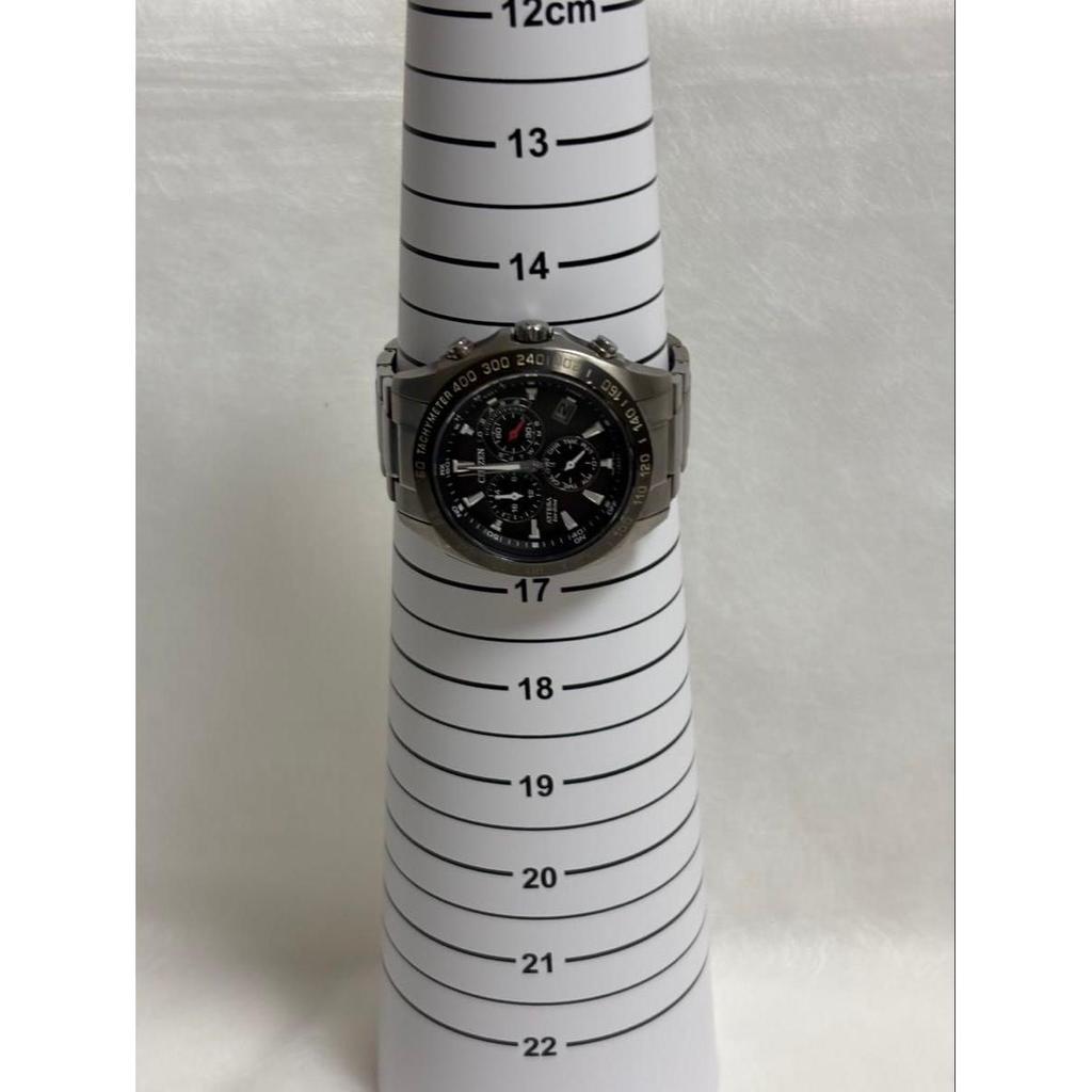 Used CITIZEN Eco-Drive ATTESA Chronograph E610-T016251 Attesa MEN DIVER Radio-controlled