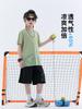 Boys' Ice Silk Summer 2026 Two-Piece Set: Short Sleeve T-shirt & Shorts for Middle and Older Children - Thin Style Sportswear.