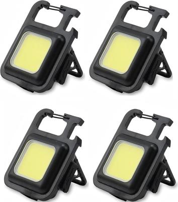 Linterna LED COB de Resina Mini Mini USB Llavero Compacta y 800 Alta 4 Iluminaciones IPX4 Potente Iluminación de Emergencia para Actividades al Aire Libre como Desastres