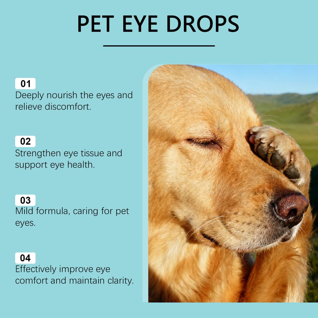 Tier Augentropfen: Ein Reinigungs- und Pflege-Tropfen für Katzen und Hunde bei Tränenflecken und Sekreten. Universell für Haustierkatzen und Hunde50ml