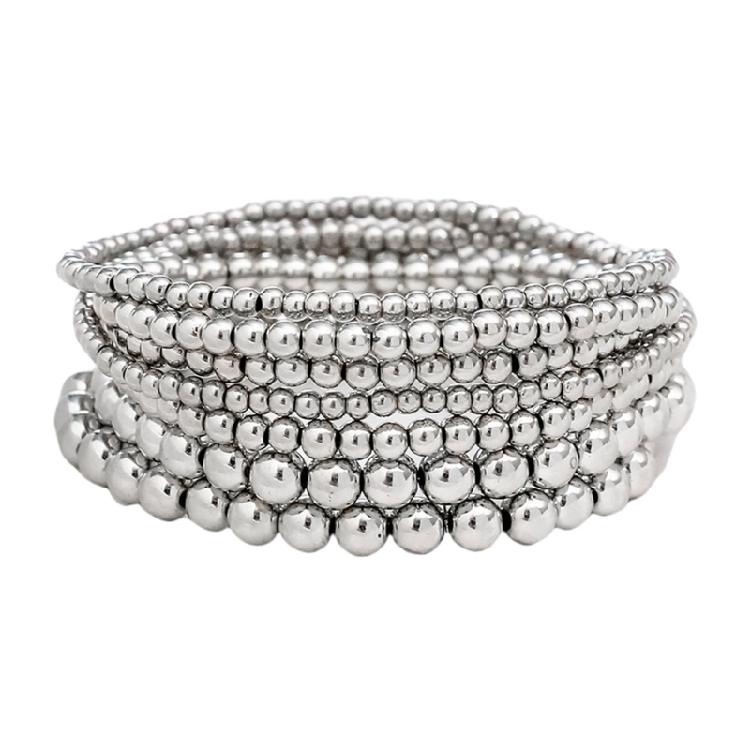 Stylish Beaded Bracelets 7pcs Set Adjustable Designs Jewelry Accessory for Various Wrist Sizes Great for Everyday Wear