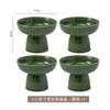High-Value High-Footed Plate Household Snack Plate Fireplace Tea Dessert Bowl Creative Ice Cream Bowl Dessert Bowl