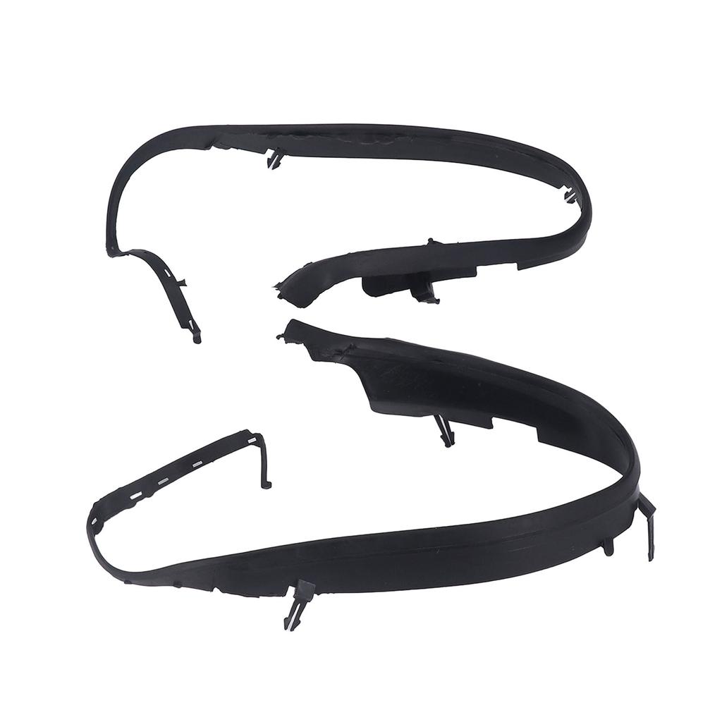 Pair Front Headlight Seal Trim Decoration 4B0941191A Left Right Rubber Replacement for A6 C5 2002‑2005 Facelift
