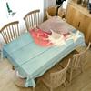 Thicken Cotton Tablecloth Starfish Imitation Wood Grain Pattern Rectangular /Round Table Cloth For Wedding Picnic Party