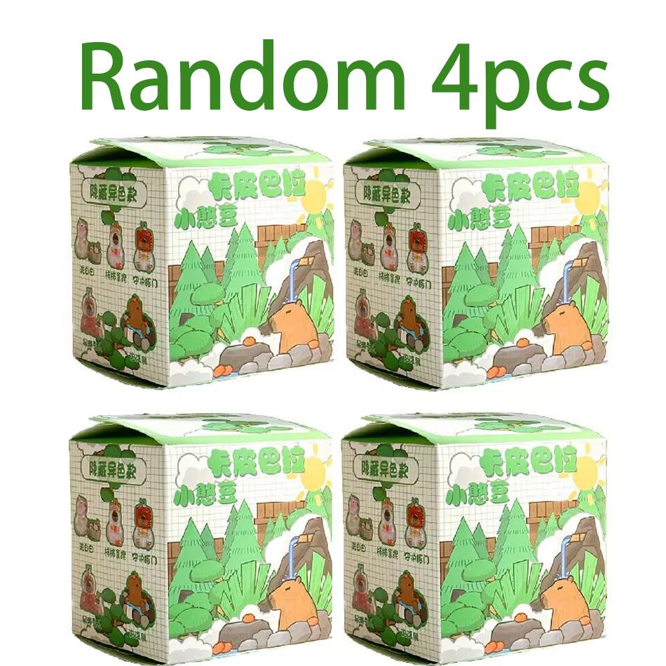 Capybara Figur Blind Box Simulation Capibara Kawaii Anime Tiere Figuren Puppe Kinder Geburtstag Weihnachtsgeschenk