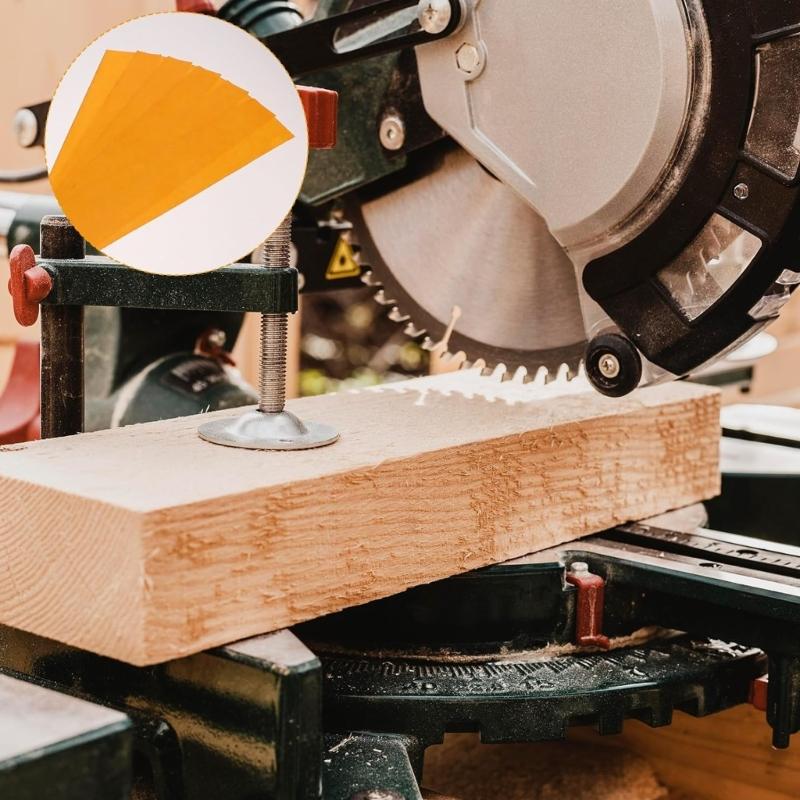 20Pcs Woodworking Tape Wood Cutting Table Sawing PVC Adhesive Strips Miter Sawing Tape for Woodworking Home Improvement