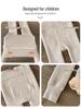 Leggings Gruesos para Niños con Forro de Forro Polar de Lana de Cordero - Medias de Color Sólido de Nueve Puntos