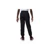 Jordan Knitted Sweatpants Kids' Apparel, Solid Color Lace Up Casual Fleece Lined Elastic Cuff Black Kids' FZ1875-010