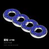 4pcs Sparkling Rhinestone Decals for Mercedes Benz E C Class Inner Door Lock Handle Pull Rod Bolt Cover