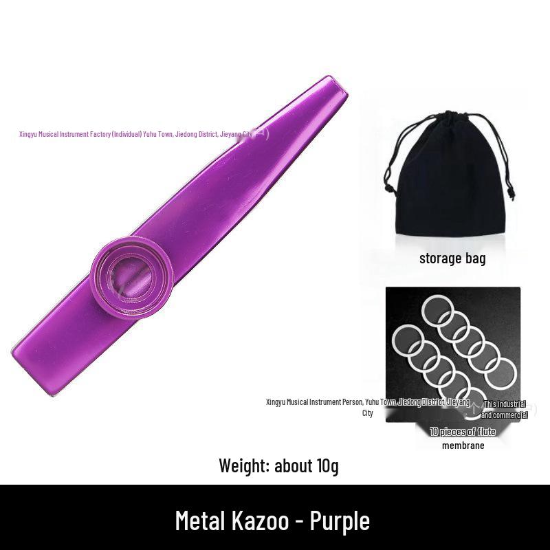 Metal Kazoo Musical Instrument for Early Childhood Education and Adults