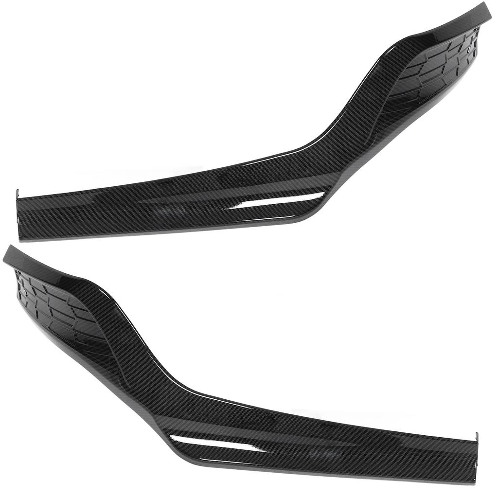 2pcs Rear Bumper Lip Left Right Bumper Wrap Angle Replacement for Civic 11th 2022 and Up Carbon Fiber Style