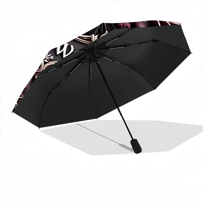 1pc Halloween Cat Automatic Folding Umbrella, Sturdy And Durable Automatic Folding Umbrella with 8 Ribs, Convenient for Outdoor Use141