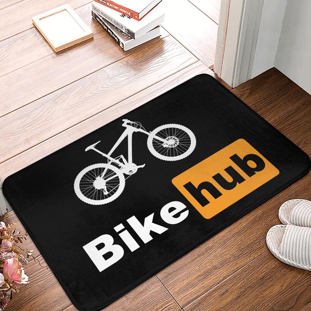 MTB Bicycle Doormat Anti-Slip Entrance Bathroom Kitchen Floor Door Mats Mountain Bike Bedroom Balcony Rug Carpet Footpad