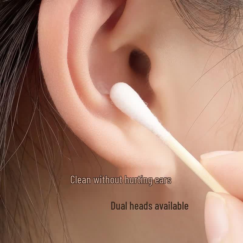 CHAHUA Double-Ended Wooden Cotton Swabs