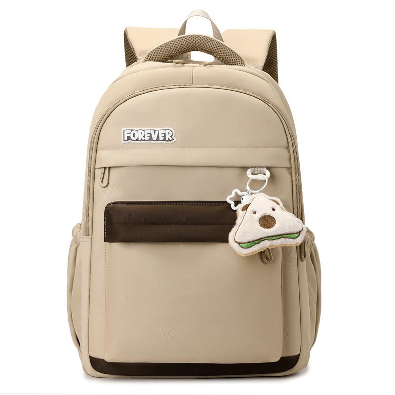 

Women s Large Capacity Backpack Junior High School Student Schoolbag Lightweight Backpack хакі