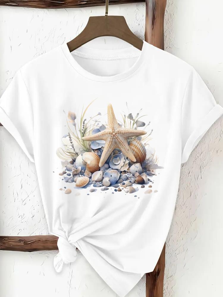 (Asian Size) butterfly lovely trend Clothing T Shirt Print Female Woman Women Fashion Tee Top Short Sleeve Graphic T-shirts