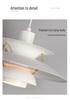 Danish UFO Pendant Light: Nordic Bauhaus Design for Dining Room or Bar