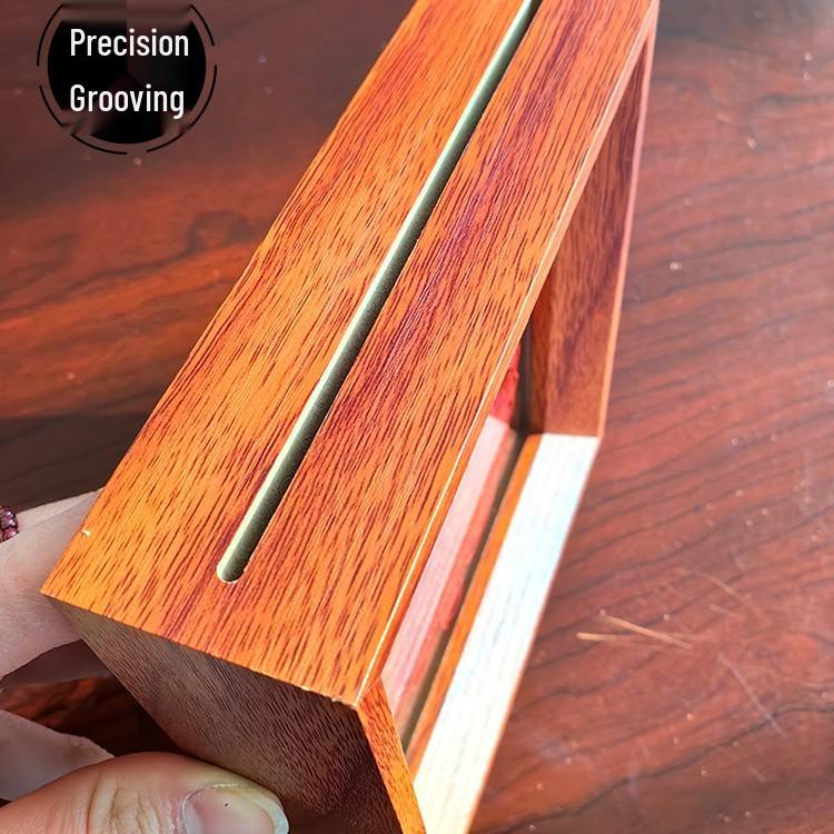 Xianci Double-Sided Transparent Frame: A4 Paper-Cut Calligraphy Fu Character Display Stand