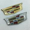 6.3cm/9.2cm Alloy Car Window C-Pillar Badge Sticker Rear Trunk Emblem for Cadillac XT5 ATSL XTS SRX BLS CT4 Escalade Deville DTS