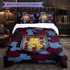 Set Biancheria da Letto Aston Villa Football 3 Pezzi Morbido Set Copripiumino con Federe Set Decorazione Camera da Letto per la Casa