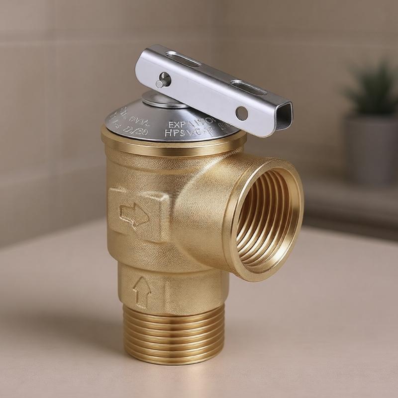 Space Efficient 3/4 Inch Pressure Relief Feature Constructed Of Strong Brass For Household Water Heaters And Boilers