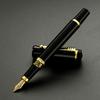 Iridium Nib Electroplated Piano Lacquer Metal Fountain Pen Business Meeting Gift Engraving Pen