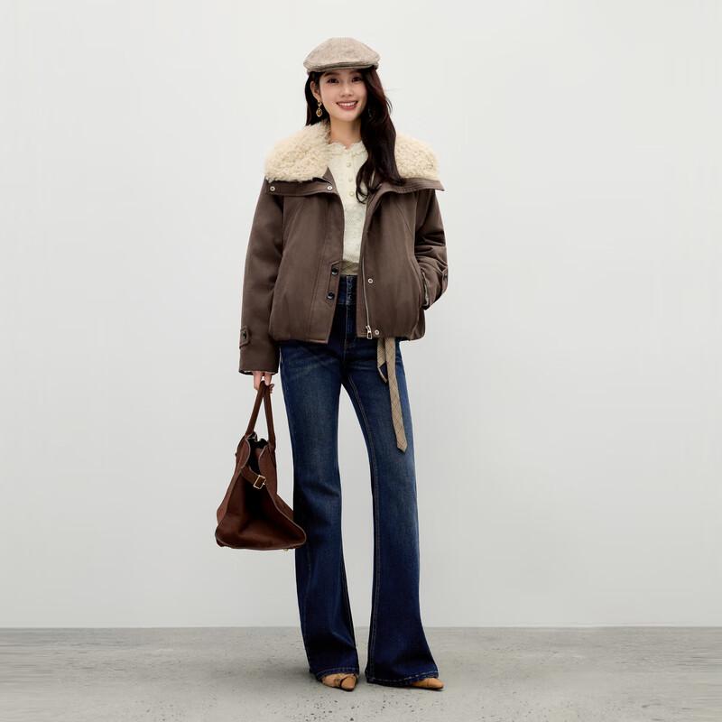 Qiu Shui Yi Ren Women's H-Line Down Jacket