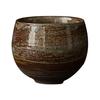 Handmade Stone Pottery Tea Cup Japanese Wabi Aesthetics Unique Texture Imperfection Coffee Dessert Cup Desk Decor