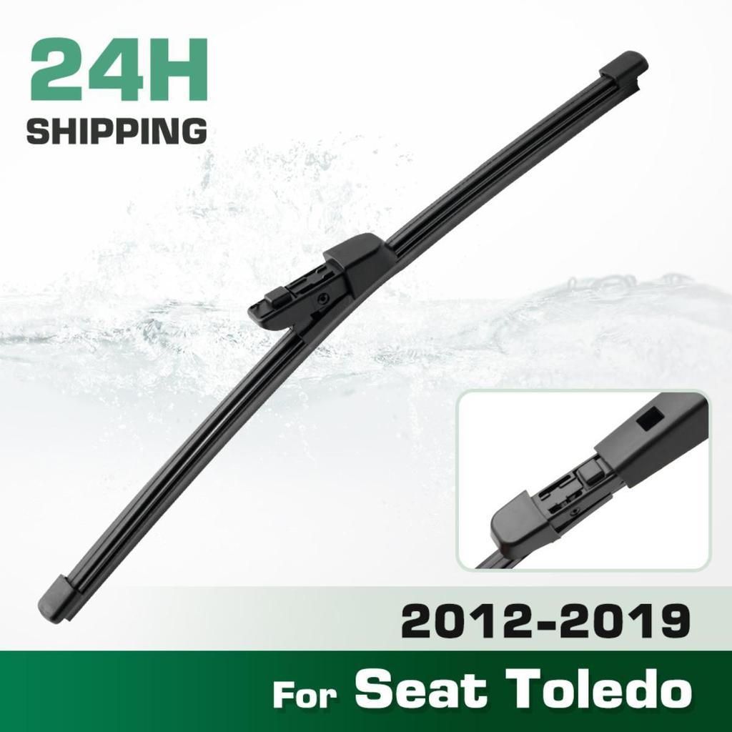 Rear Windshield Wipers Blades,Premium All-Season Wiper Blades Replacement For Seat Toledo 2012-2019,Natural Rubber Bayonet,Easy To Install 16″