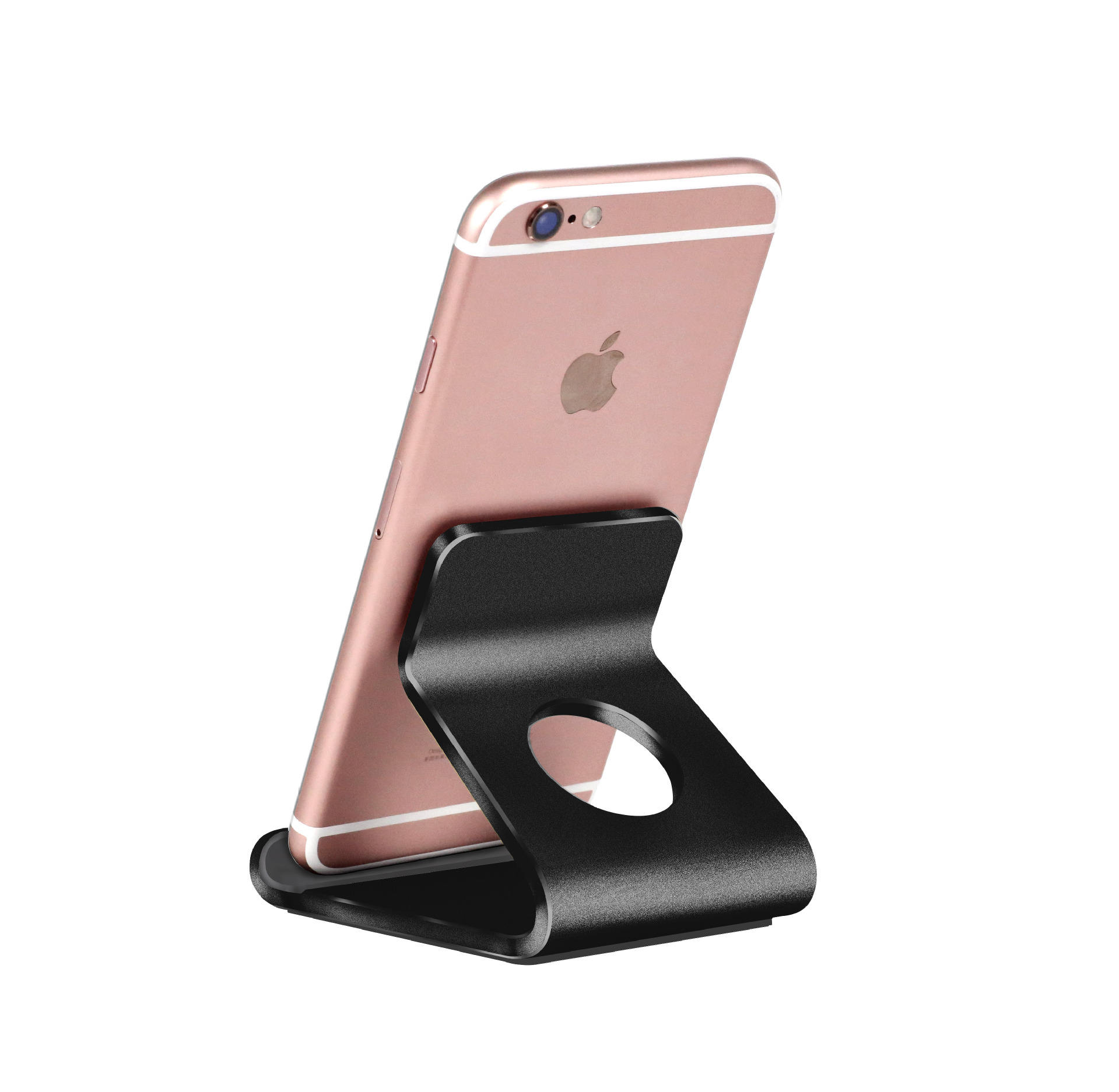 Desktop Mobile Phone Holder Aluminum Phone Stand Adjustable Mobile Phone Holder Thick Case Friendly Phone Holder Lay Flat