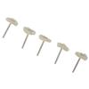 25mm Polishing Wheel 5pcs Polishing Cloth Wheel Silver