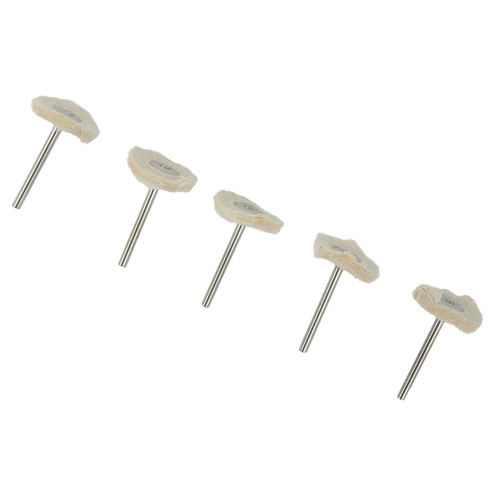 25mm Polishing Wheel 5pcs Polishing Cloth Wheel Silver