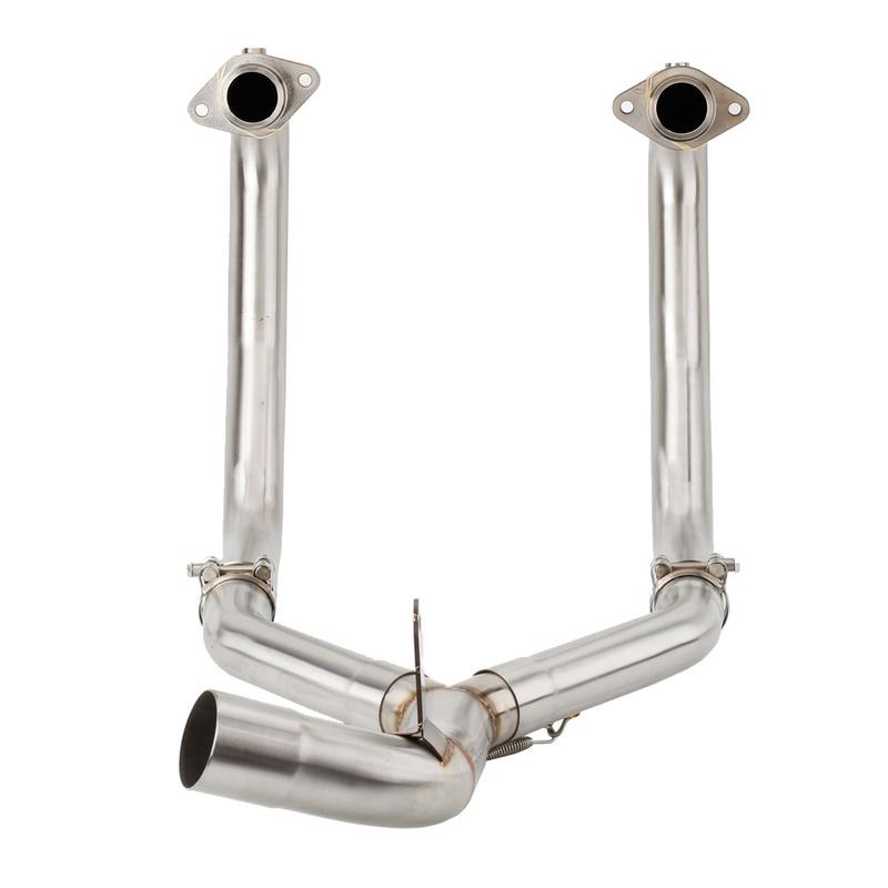 For MOTO GUZZI V85TT 2021 2022 2023 V85 TT Euro 5 V85 Escape Motorcycle Exhaust Header Link Pipe Slip-on