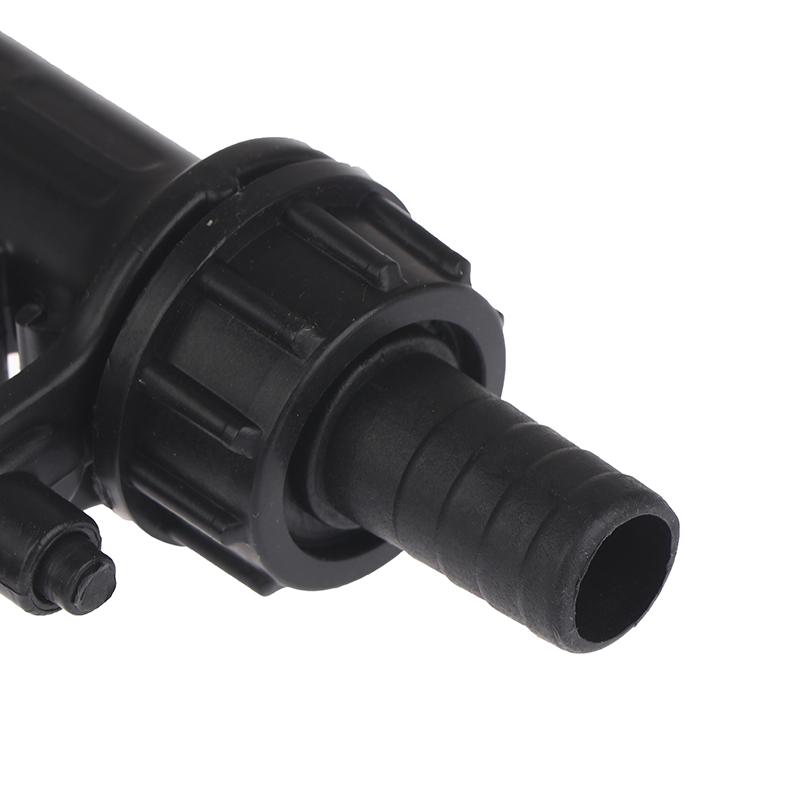 Plastic Manual Heavy Duty Fuel Nozzle With Hook 25Mm / 20Mm Diesel Gasoline Nozzle Max Flow 45L/M Flowmeter Meters