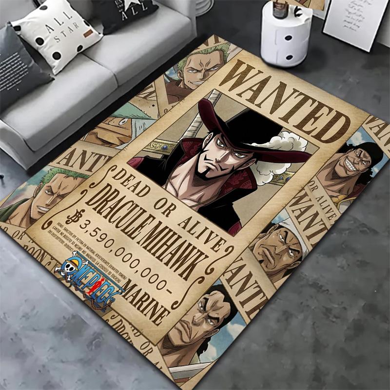 One Piece Poster Carpet Rug For Living Room Bedroom Home Sofa Decoration Kids Play Nonslip Floor Mat