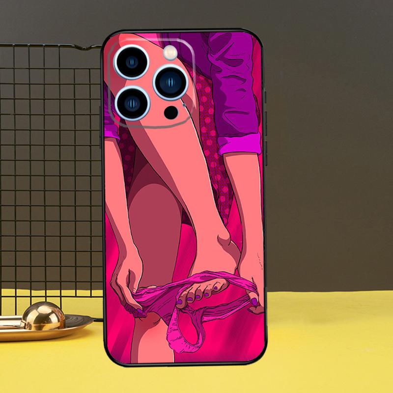 Mädchen Bikini Sexy Telefon Abdeckung Für iPhone 12 13 Mini 11 14 Pro Max X XS XR Max 7 8 Plus SE Soft Case Fundas