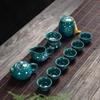 Ceramic tea set printing small gifts for customers, gift box, business company opening event gift set